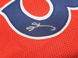 PHILADELPHIA 76ERS ALLEN IVERSON AUTOGRAPHED RED JERSEY BECKETT WITNESS 230000