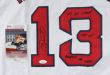 Doug Mientkiewicz Signed Jersey "04 WS Champs!" "Last Out!" "Reverse the Curse"