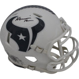 Nico Collins Autographed/Signed Houston Texans 24 STS Mini Helmet Beckett 48832