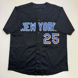 Autographed/Signed Bobby Bonilla New York Black Baseball Jersey JSA COA