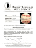 Ted Williams Signed Boston Red Sox American League Baseball Beckett BASA50376