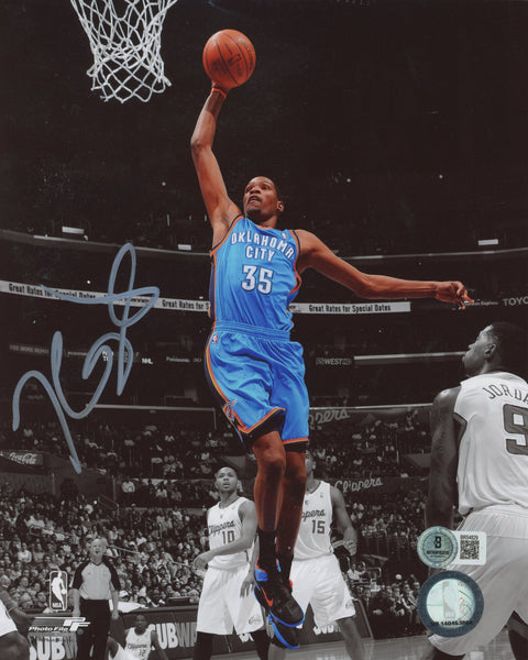 Thunder Kevin Durant Authentic Signed 8x10 Photo Autographed BAS #BR54829