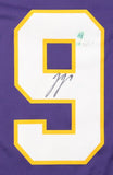 J J McCarthy Signed Vikings Nike Jersey (Beckett) Minnesota 2024 1st Round Pick