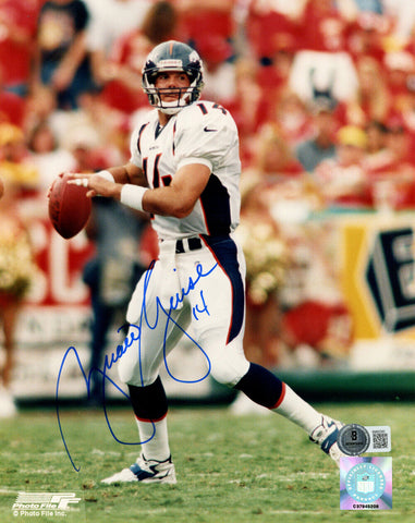 Brian Griese Autographed/Signed Denver Broncos 8x10 Photo Beckett 47819