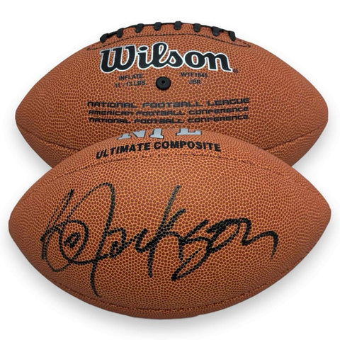 Bo Jackson Autographed Signed Full Size Football - Beckett