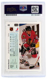 Jeremy Roenick Signed Blackhawks 1990 Upper Deck Rookie Card #63 - (PSA Slabbed)