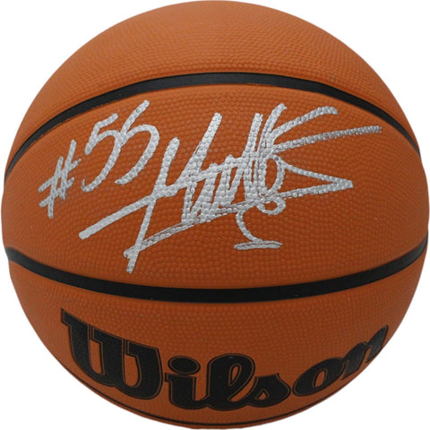 Dikembe Mutombo Autographed/Signed Denver Nuggets Basketball Beckett 47388