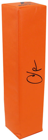 Chad Johnson (BENGALS) Signed Orange Endzone Football Pylon - (SCHWARTZ COA)