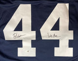 Tyler Warren Penn State Signed Blue Football Jersey We Are Inscribed JSA