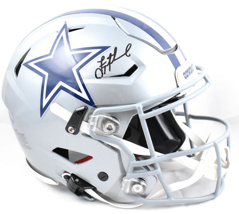 Troy Aikman Autographed Dallas Cowboys F/S Speed Flex Helmet - Fanatics *Black