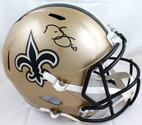 Darren Sproles Autographed New Orleans Saints F/S Speed Helmet-Beckett W Holo