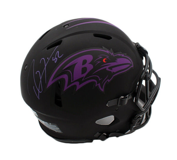 Ray Lewis Signed Baltimore Ravens Speed Authentic Eclipse NFL Helmet