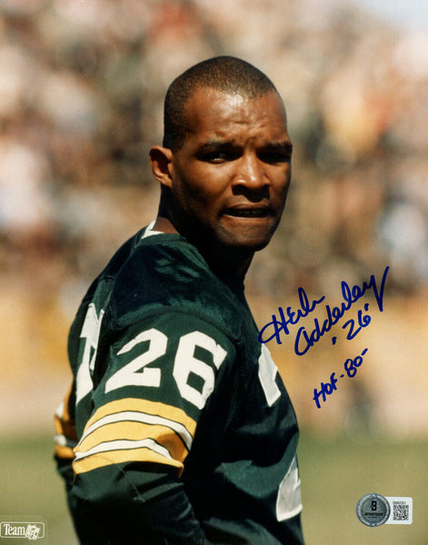 Herb Adderley Autographed Green Bay Packers 8x10 Photo HOF BAS 47852