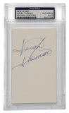 Isiah Thomas Detroit Pistons Signed Slabbed Index Card PSA/DNA