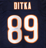 Chicago Bears Mike Ditka Autographed Blue Jersey (Mark) Beckett BAS QR #BK82167