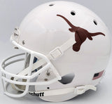 QUINN EWERS AUTOGRAPHED TEXAS FULL SIZE HELMET WHITE CHINSTRAP BECKETT 201714