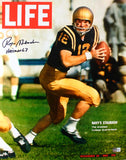 Roger Staubach Autographed Navy Midshipmen 16x20 LIFE w/Heisman-Beckett W Holo