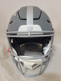 LAWRENCE TAYLOR SIGNED NEW YORK GIANTS SLATE SPEEDFLEX HELMET JSA QR