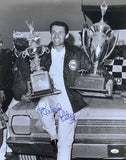 Richard Petty Signed 16x20 Nascar Double Trophy Photo JSA Hologram