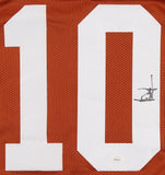 Vince Young Signed Texas Longhorns Jersey (JSA) Tennessee Titans Quarterback