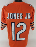 Velus Jones Jr. Signed Chicago Bears Jersey (Beckett) Rookie Wide Receiver/ Tenn