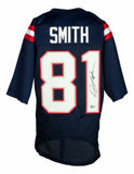 Jonnu Smith Signed New England Patriots Jersey (Beckett Holo) Former Titans T.E