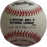 Vinny Castilla Autographed National League Baseball Beckett 44347