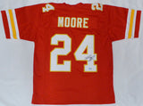 Kansas City Chiefs Skyy Moore Autographed Red Jersey Beckett BAS QR #BK86439