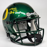 Bo Nix Autographed Signed Oregon Ducks FS Replica Helmet Beckett Broncos