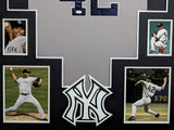 FRAMED NEW YORK YANKEES MARIANO RIVERA AUTOGRAPHED SIGNED JERSEY JSA COA