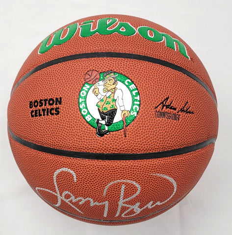 Larry Bird Autographed Boston Celtics Logo NBA Basketball Beckett Witnessed