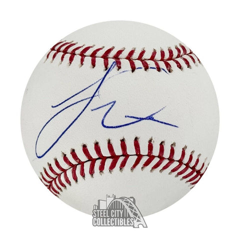 Travis Demeritte Autographed Official MLB Baseball - Fanatics