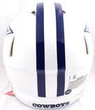 Emmitt Smith Signed F/S Cowboys Flat White Speed Authentic Helmet-Beckett W Holo