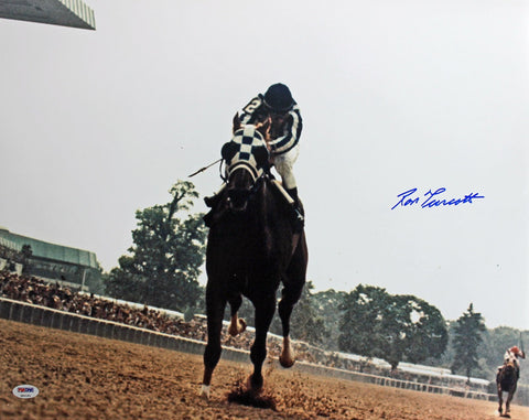 Ron Turcotte Secretariat Triple Crown Authentic Signed 16X20 Photo PSA/DNA