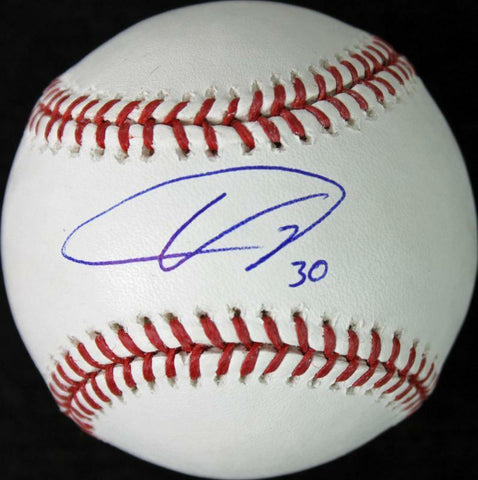 Indians Ubaldo Jimenez Signed Authentic OML Baseball Autographed PSA/DNA #X34083