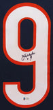 Jim McMahon Signed Chicago Bears 35x43 Framed Jersey (Beckett COA) Super Bowl XX