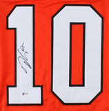 Brayden Schenn Signed Flyers Jersey (Beckett) 5th Overall Pick 2009 NHL Draft