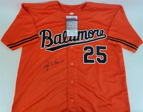 Rafael Palmeiro Signed Baltimore Orioles Jersey (JSA COA) 500 HR / 3000 Hit Club