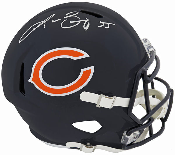 Lance Briggs Signed Chicago Bears Riddell Full Size Speed Rep Helmet - (SS COA)