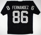 Mervyn Hernandez Signed Oakland Raiders Jersey (Pro Player COA) Wide Receiver