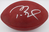 Tom Brady Autographed NFL Leather Football Patriots Fanatics Holo #AA0104248