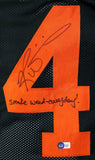 Ricky Williams Autographed Black College Style Jersey w/SWED-Beckett Hologram