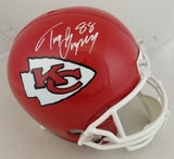 Tony Gonzalez Signed Full Size Kansas City Chiefs Helmet (JSA COA) Tight End