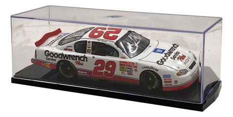 Kevin Harvick Signed 1:24 NASCAR White GM Goodwrench Die-Cast Car BAS w/ Case