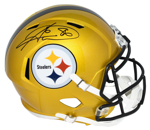 HINES WARD SIGNED PITTSBURGH STEELERS FLASH FULL SIZE SPEED HELMET BECKETT