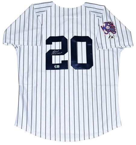 BUCKY DENT SIGNED NEW YORK YANKEES 1978 WORLD SERIES #20 MAJESTIC JERSEY BECKETT