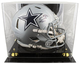 Cowboys Emmitt Smith "HOF 10" Signed F/S Speed Proline Helmet W/ Case BAS Wit