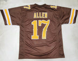 JOSH ALLEN SIGNED AUTOGRAPHED COLLEGE STYLE XL CUSTOM JERSEY BECKETT COA