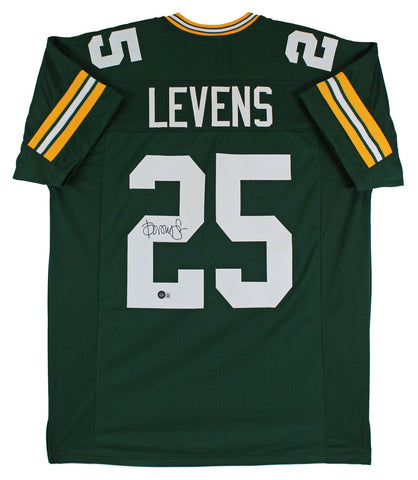 Dorsey Levens Authentic Signed Green Pro Style Jersey Autographed BAS Witnessed