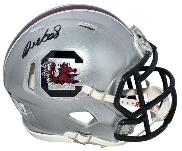 DEEBO SAMUEL SIGNED SOUTH CAROLINA GAMECOCKS FLASH SPEED MINI HELMET BECKETT